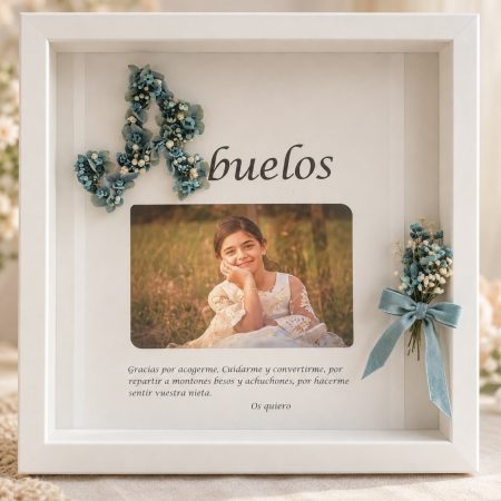 Cuadro floral abuelos