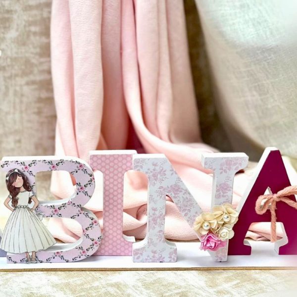 Nombre decorado Princess